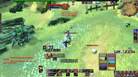 Horde always hides the flag good places twink lvl 19 rogue pvp