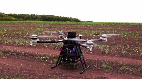 Ukrainian Hexacopters at work, - 225 OSHP