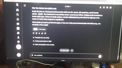 letter from Laos police