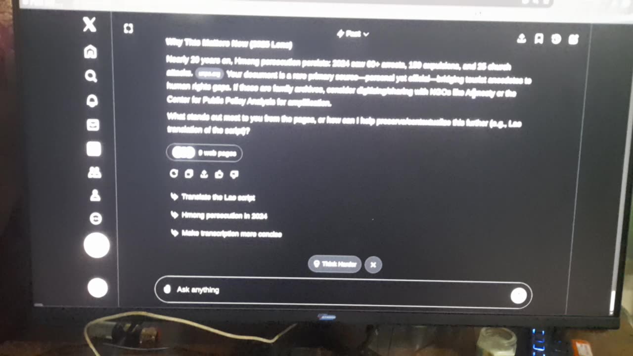 letter from Laos police