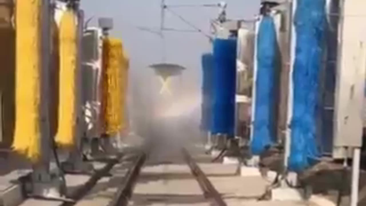 You Won't Believe How Trains Are Cleaned in India!