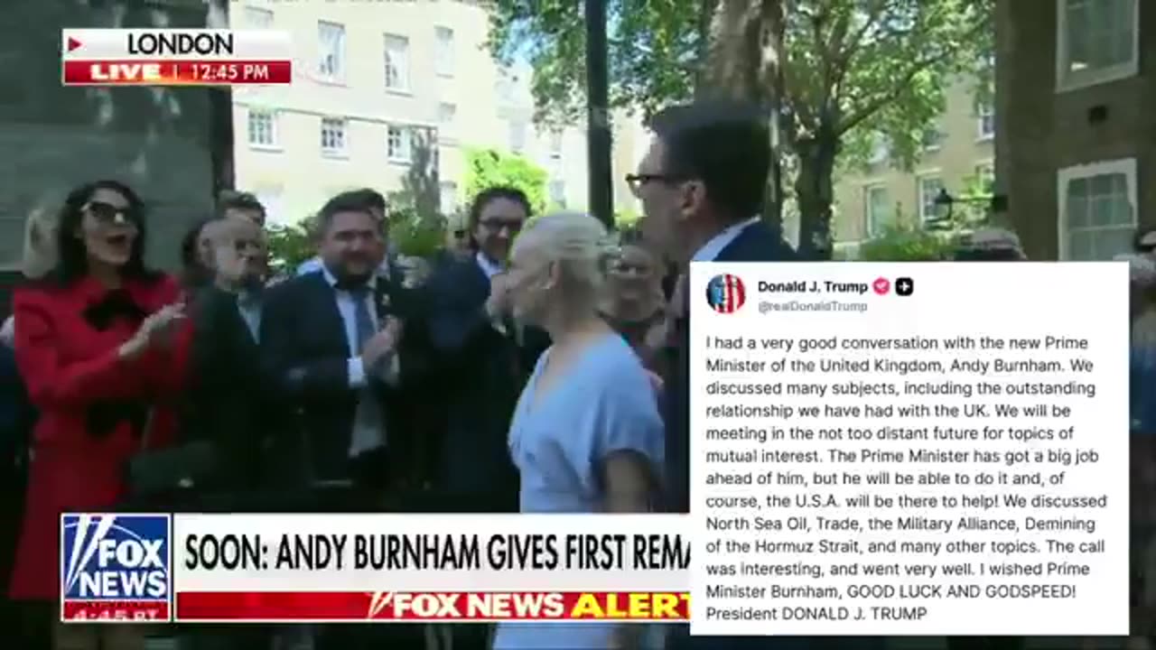 New UK PM Burnham APPROVED the US strikes vs Iran from UK bases — Bloomberg