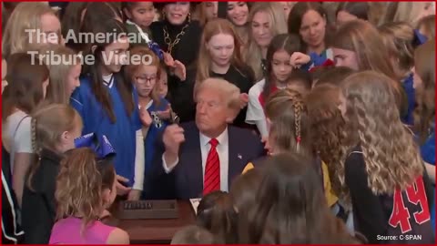 Watch: Trump Signs Federal Ban On Men In Women's Sports