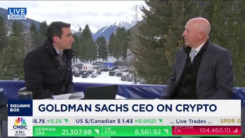 Goldman Sachs CEO says he would talk about owning bitcoin but government bank regulations