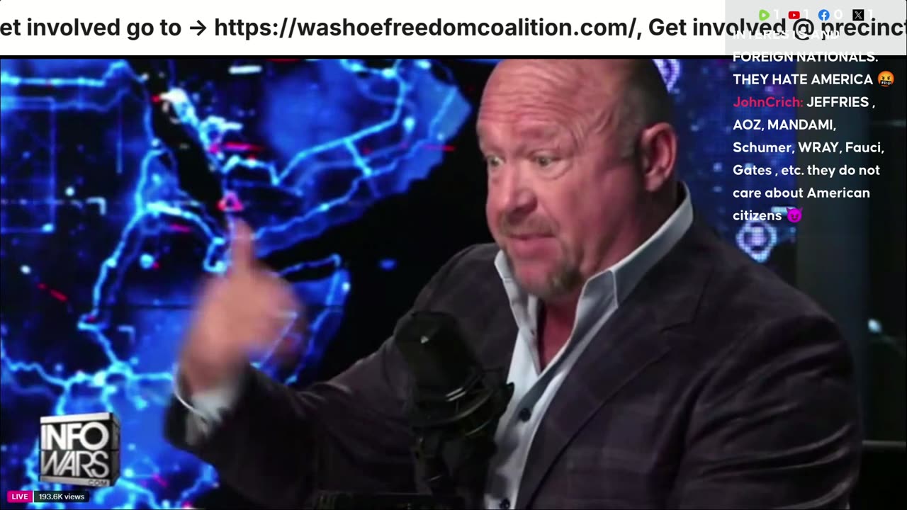 Alex Jones, Info Wars, 10/15/2025