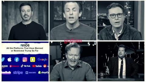 Remember when late-night hosts were celebrating Silicon Valley censoring Trump?