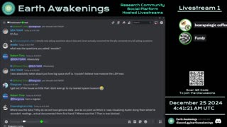 Earth Awakenings - Livestream 1 - #2074