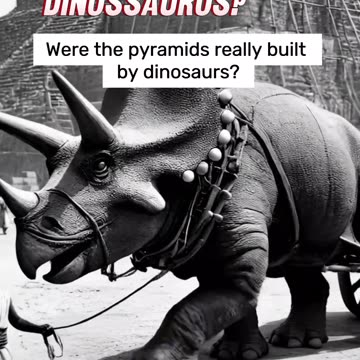 🔍🌍 Were the pyramids really built by dinosaurs? 🦖