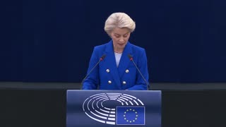 Who voted for Miss Thing?_ Von der Leyen SLAMS Russia_