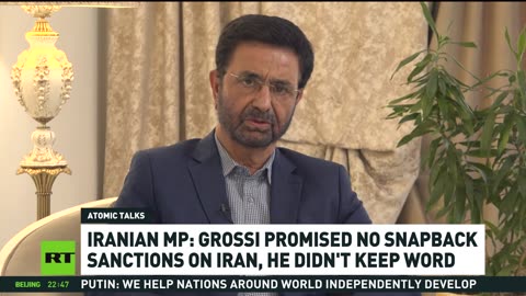 Grossi promised no snapback sanctions on Iran, he didn't keep word — Iranian MP