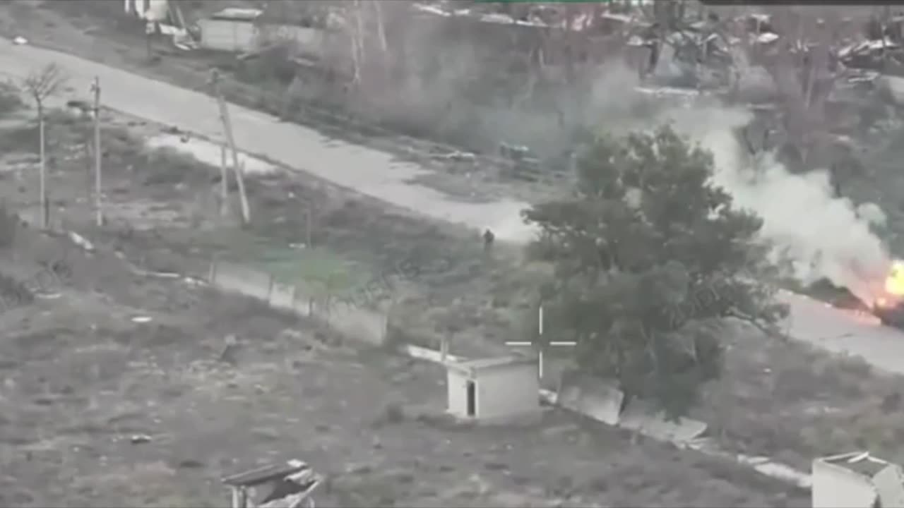 Bukhanka with Russians is blown up on several mines with an electronic-magnetic fuse.