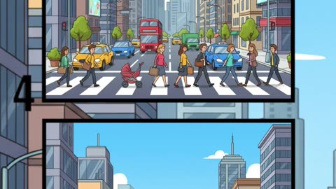 Busy City Streets 🚦 | Can You Spot the Differences in Traffic Scene? 🏙️🚗