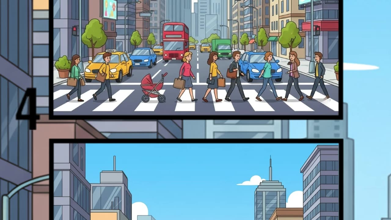 Busy City Streets 🚦 | Can You Spot the Differences in Traffic Scene? 🏙️🚗