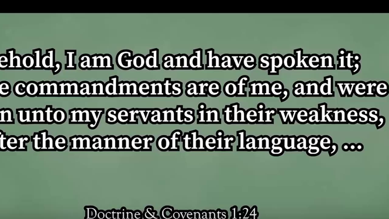 Scripture Central Doctrine and Covenants Section 1 Introduction Part 1 Jan 10-25
