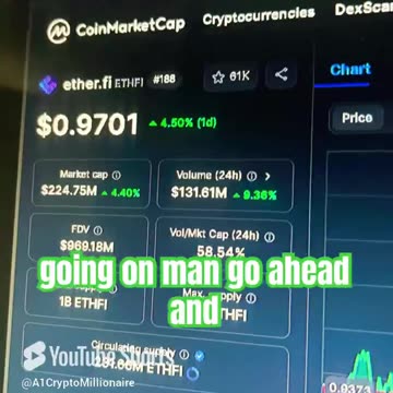 ether.fi ethfi crypto coin price prediction news today bull run #fyp