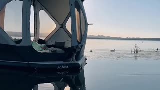 Floating tent