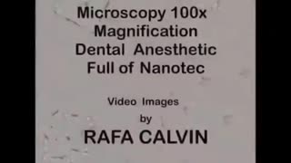 Watch: Nicotine Destroys Injectable Nanotech from Vaccines (under microscope) ~ by Rafa Calvin
