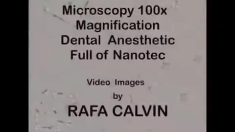 Watch: Nicotine Destroys Injectable Nanotech from Vaccines (under microscope) ~ by Rafa Calvin