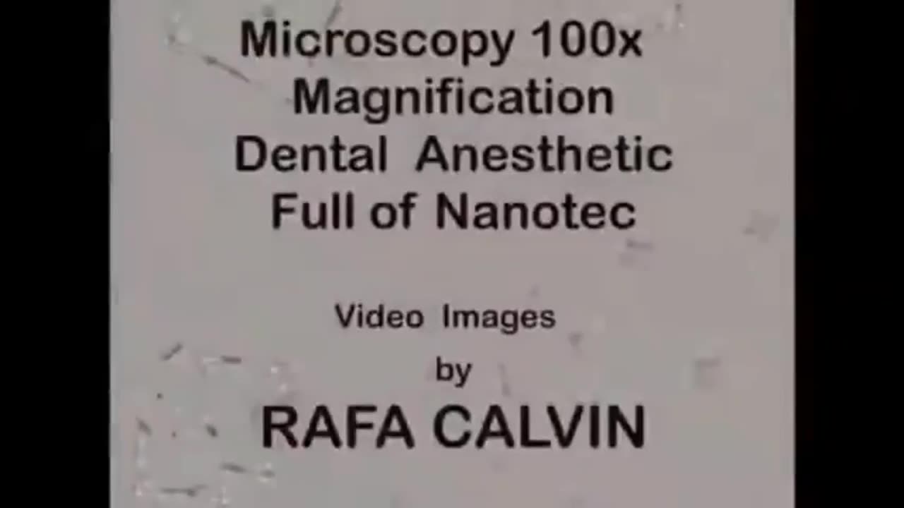 Watch: Nicotine Destroys Injectable Nanotech from Vaccines (under microscope) ~ by Rafa Calvin