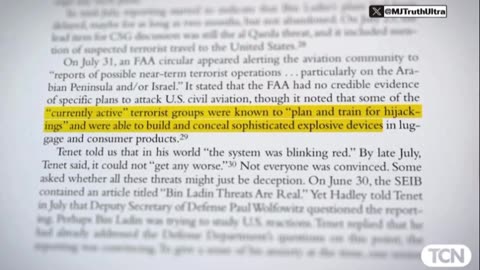 Prior to 9-11 we had Incredible Intelligence of an Impending Attack and did nothing
