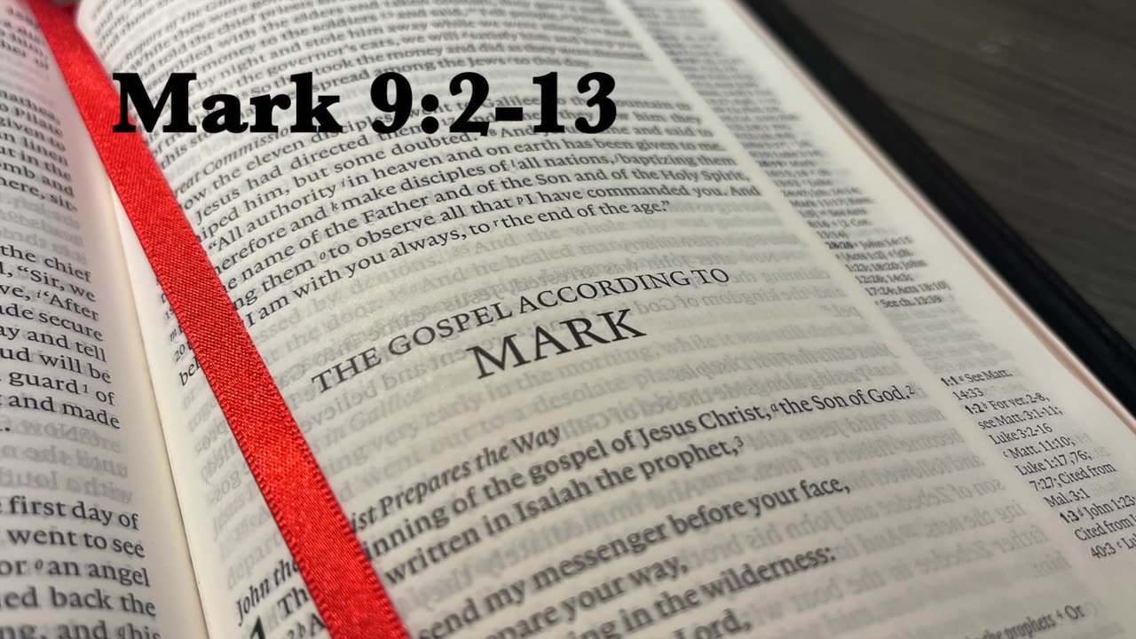 Mark 9:2-13 | The Transfiguration | Lucas Crawford