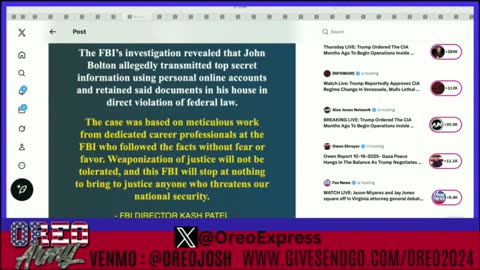 John Bolton Indicted - Multiple Arrests Around The Country - Antifa Terrorism Charges - Trump IVF