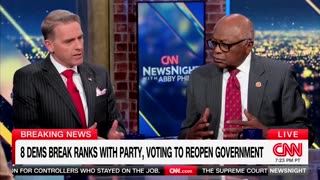 Scott Jennings Gets James Clyburn To Admit He's For Judges Forcing Trump To Spend Money