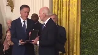 Mitt Romney has received the Presidential Medal of Freedom from Biden.