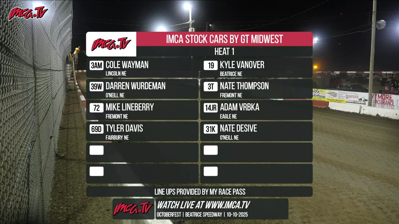 OCTOBERFEST | Beatrice Speedway | LIVE Look-In | 10-10-2025