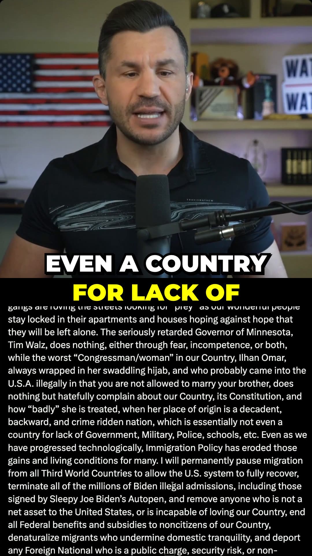 Trump BLAMES Immigration for Tragedy