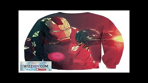 Marvel Comics The Fierce Iron Man Design Sweatshirt Review