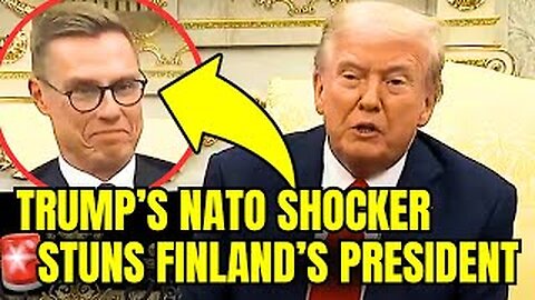 🚨Trump Just STUNNED Finland’s President With BRUTAL NATO BOMB