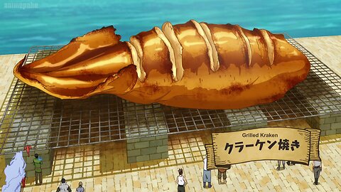 time for grilled kraken | Campfire Cooking in Another World with My Absurd Skill Season 2
