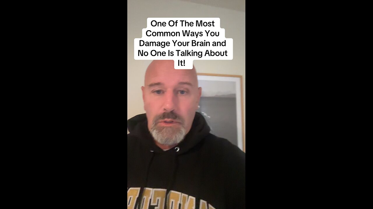 One Of The Most Common Ways You Damage Your Brain and No One Is Talking About It!