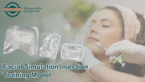 Transparent Facial Injection Eyes Nose Lip Model for Filler & Injection Practice