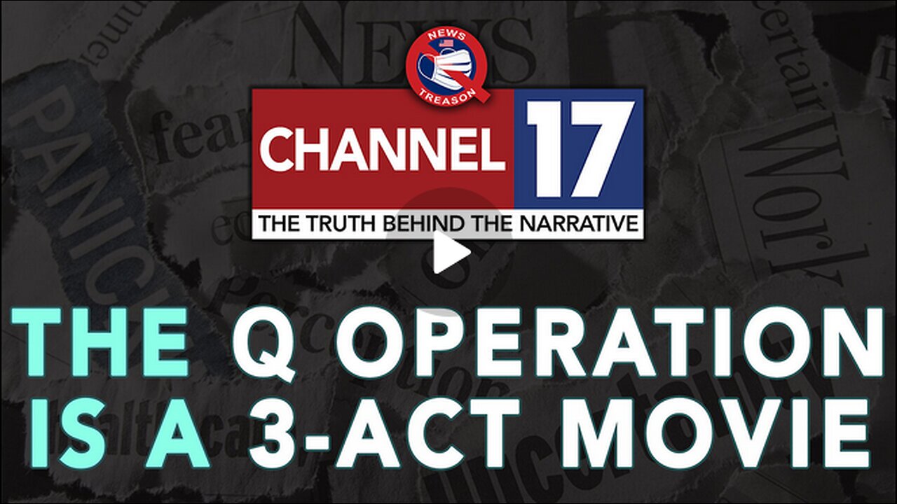 A Hollywood Scriptwriter Breaks Down Q ...THE MOVIE WE ARE LIVING!... Into A 3-Act Movie Structure