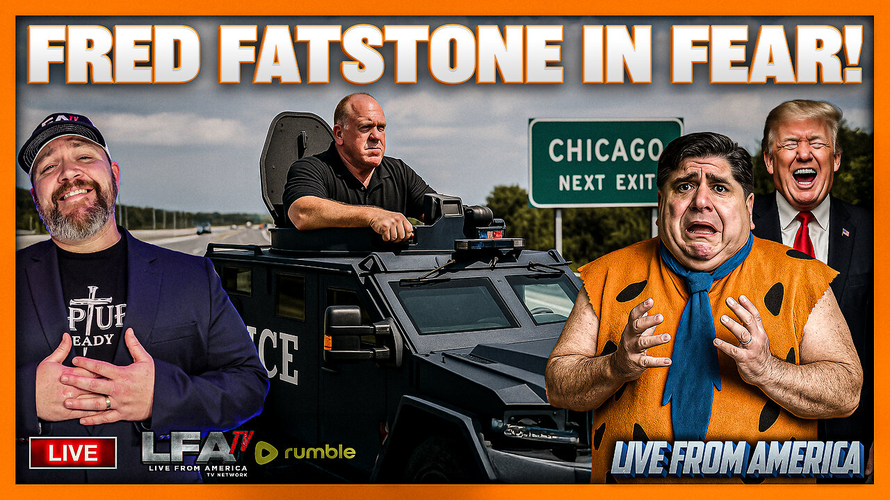 FRED FATSTONE IN FEAR! | LIVE FROM AMERICA 10.24.25 11AM