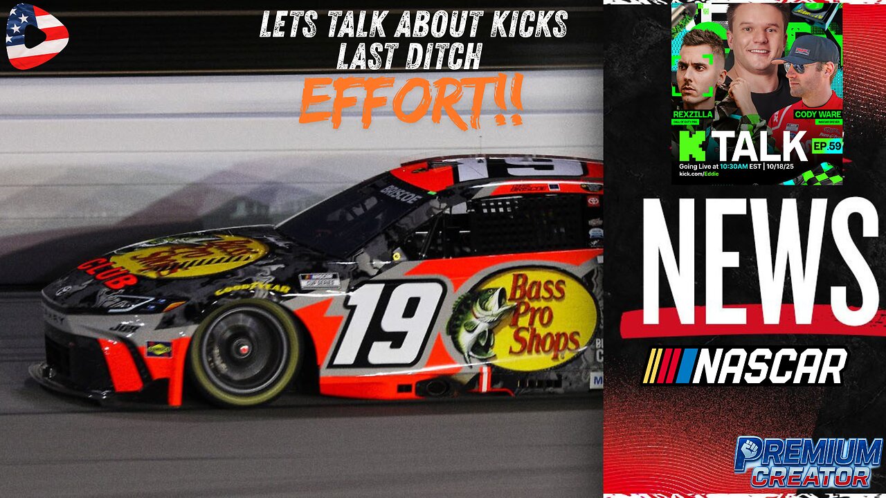 🏁🔥NASCAR & KICK STREAMING CHAOS: REXZILLA NASCAR RACE DEAL A REAL RUMBLE BREAKDOWN LIVE!🏁🔥