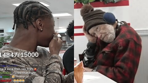 Rakai Laughs at Homeless Man Eating Alone