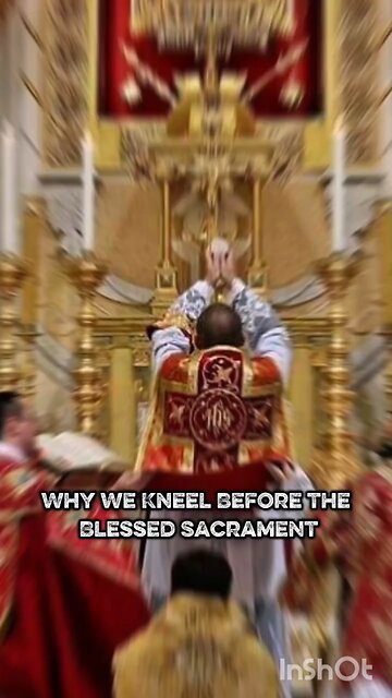 WHY WE KNEEL BEFORE THE BLESSED SACRAMENT #truth #jesus #mary #joseph #ihs #christ #church #bible #c