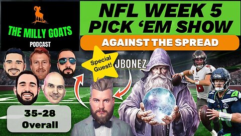 NFL Week 5 Pick 'em Contest Breakdown with Special Guest - JBonez