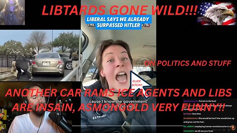 ANOTHER CAR RAMS ICE AGENTS: Libs Go Insane While Asmongold Drops Hilarious Truth Bombs!!