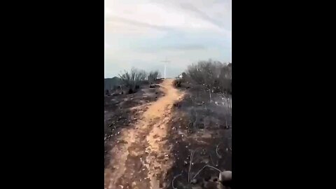 White Cross Remains Untouched After Wildfires in Malibu California