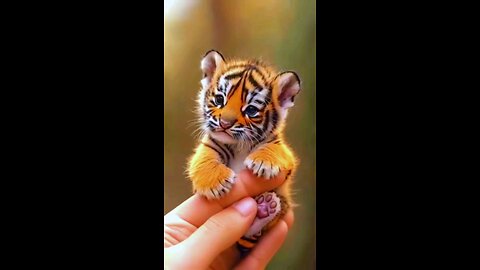 cute baby Tiger very nice