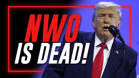 BREAKING: Trump Tells Globalists Their New World Order Is Dead