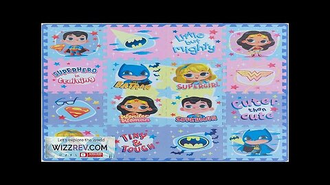 DC Superhero EVA Foam Puzzle Mat Soft Non-Toxic Baby Play Mat Review