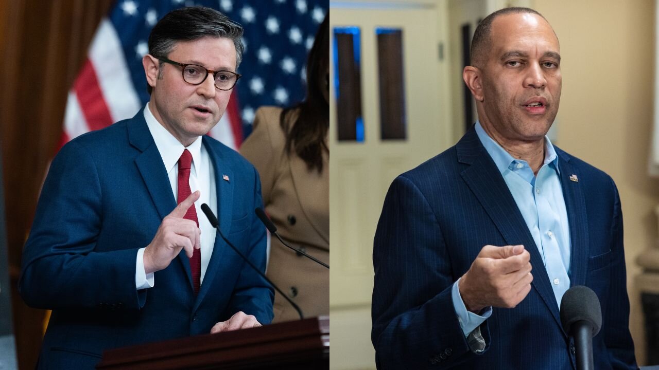 Jeffries Exposed — Mike Johnson Destroys His Shutdown Lie