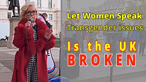 Let Women Speak demonstration outside UK Parliament