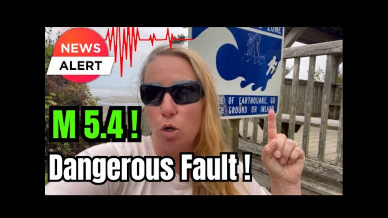 BREAKING OREGON: 2 Strong Earthquakes at Blanco Fault that CAN TRIGGER THE CASCADIA FAULT BIG ONE !