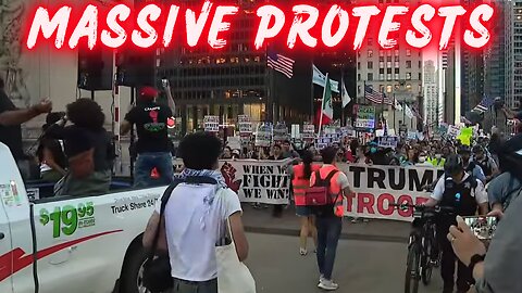 Massive Protest Shuts Down Downtown Chicago Over ICE Crackdown